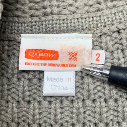 Oxbow 00s asymmetrical zip knit