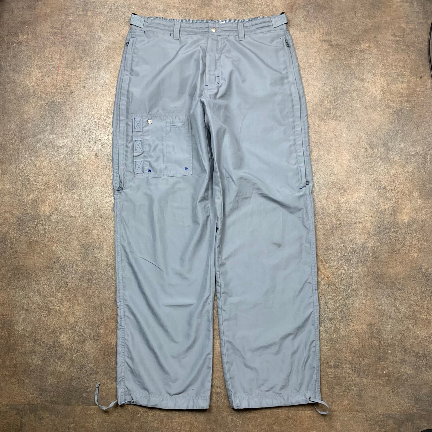 Quiksilver 00s baggy grey joggers (L)