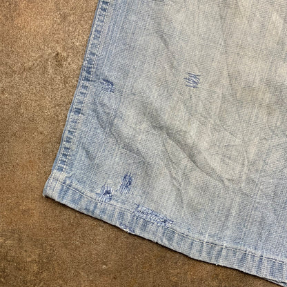 Southpole 00s light blue baggy denim shorts