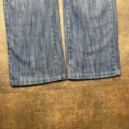 Affliction 00s baggy graphic jeans (34")