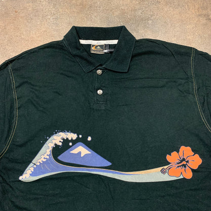 Quiksilver 1994 graphic polo (L)