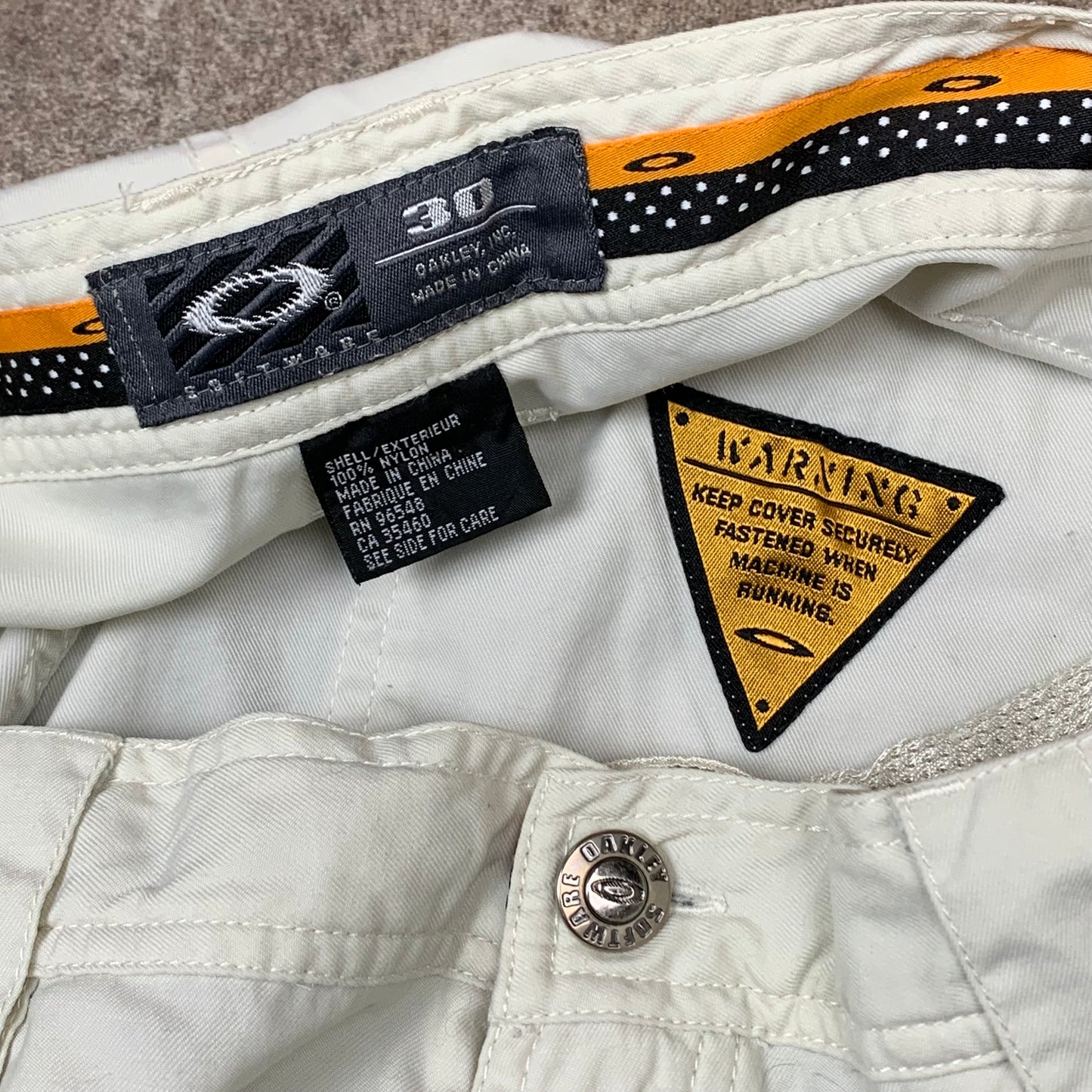 Oakley Software 00s baggy cargo trousers (30")