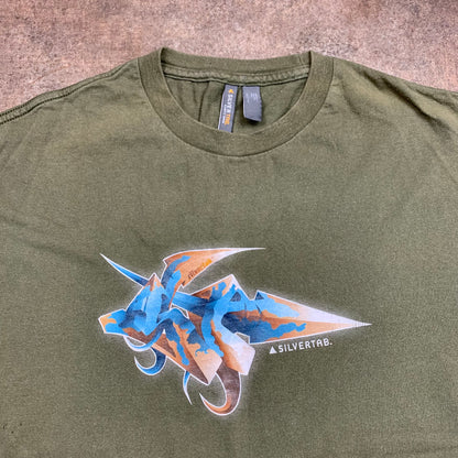 Levi's Silvertab 00s khaki graphic long sleeve tee