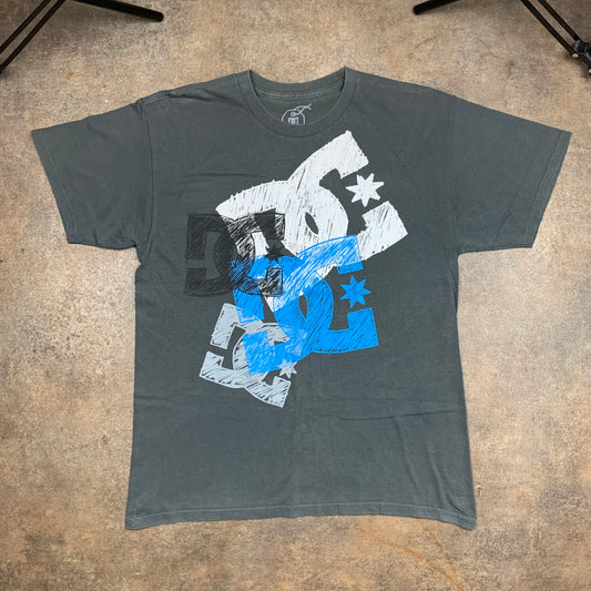 DC Shoes 00s grey graphic tee