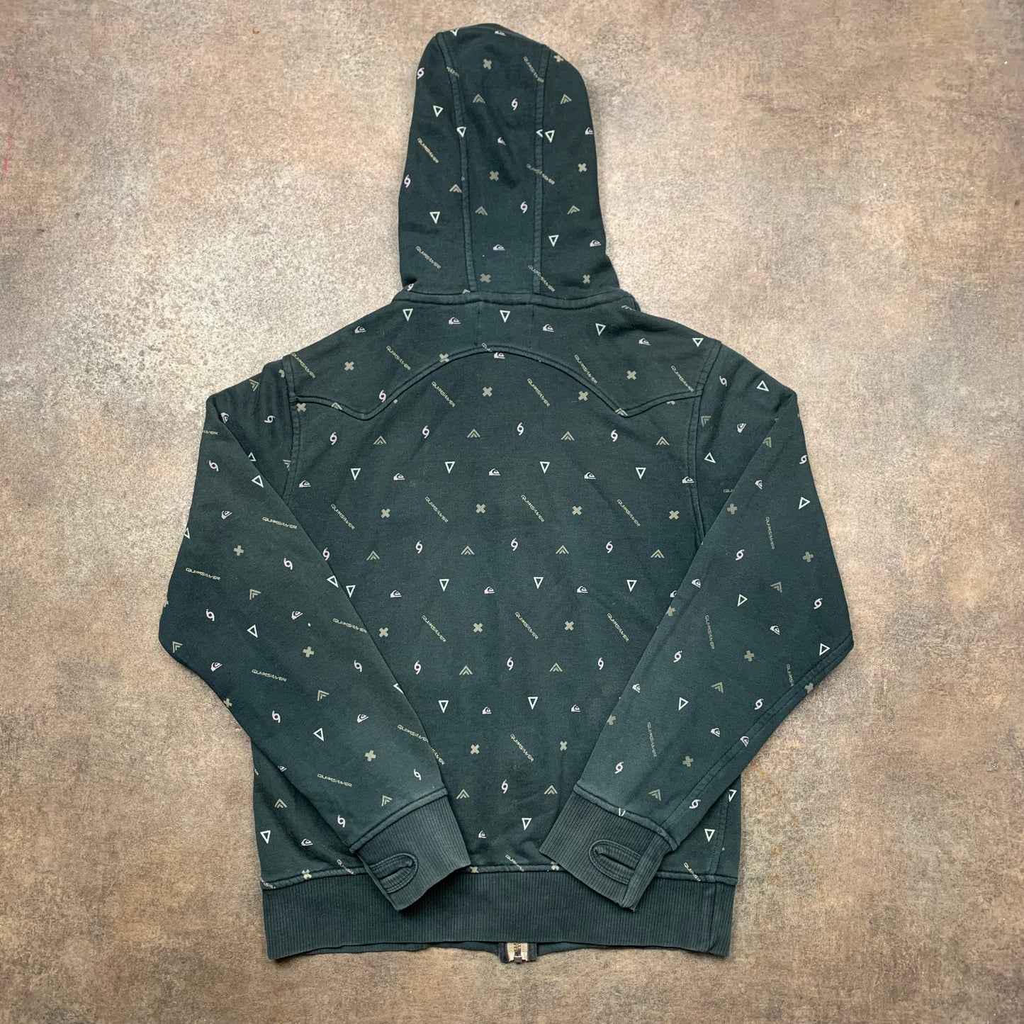 Quiksilver 00s full zip hoodie (S)