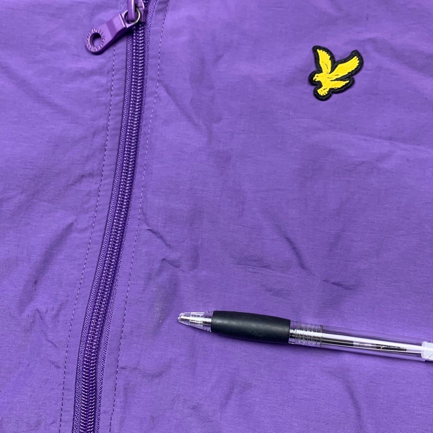 Lyle & Scott purple zip jacket