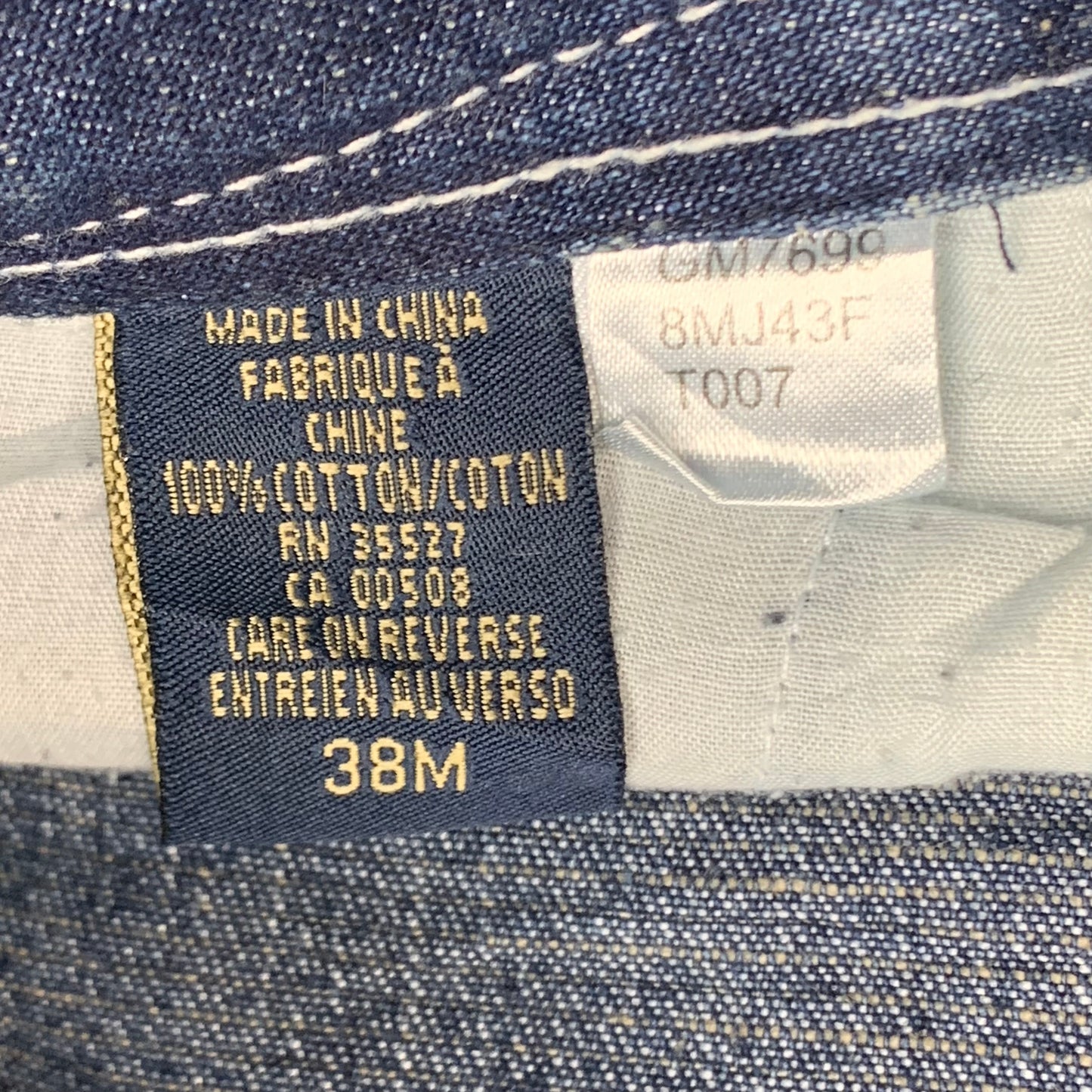 Marithé + Francois Girbaud 00s navy baggy cargo jorts (38")