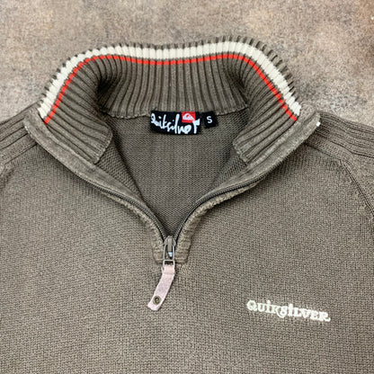 Quiksilver 00s quarter zip knit (S)