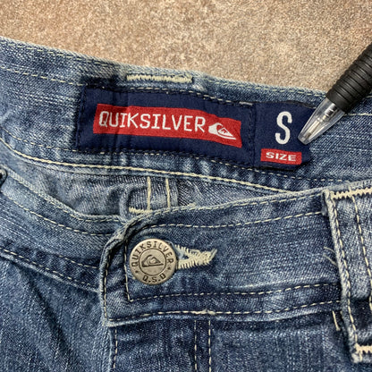 Quiksilver 00s graphic 3/4 length jorts (32")