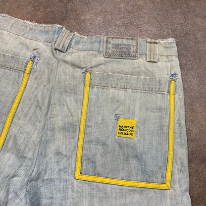 Marithé et François Girbaud 00s blue baggy jorts