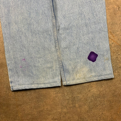 Levi's Silvertab 00s baggy pale blue jeans