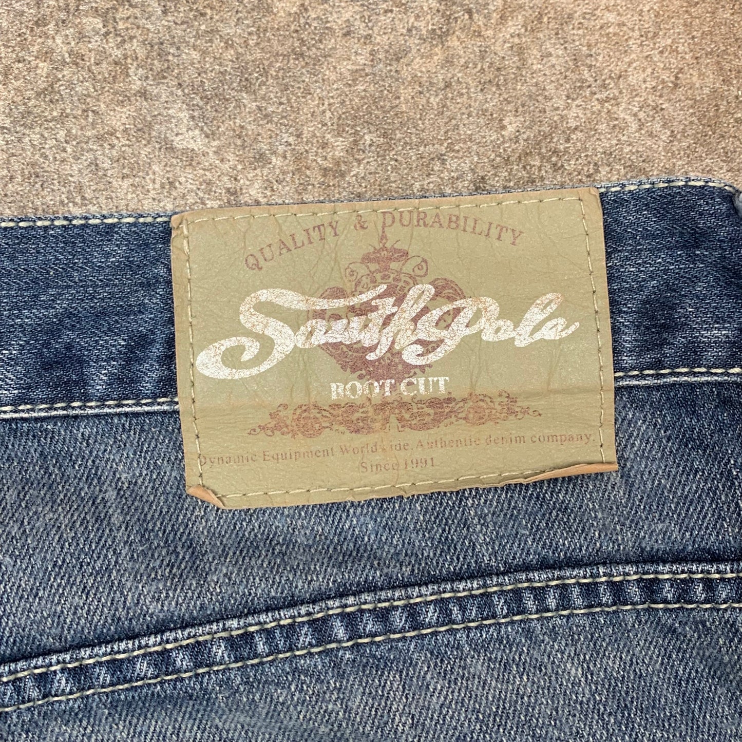 Southpole 00s red tab boot cut jeans (40")