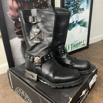 New Rock 00s block heel boots (7)