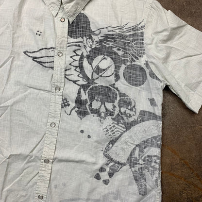 O'Neill 00s grunge graphic shirt (L)