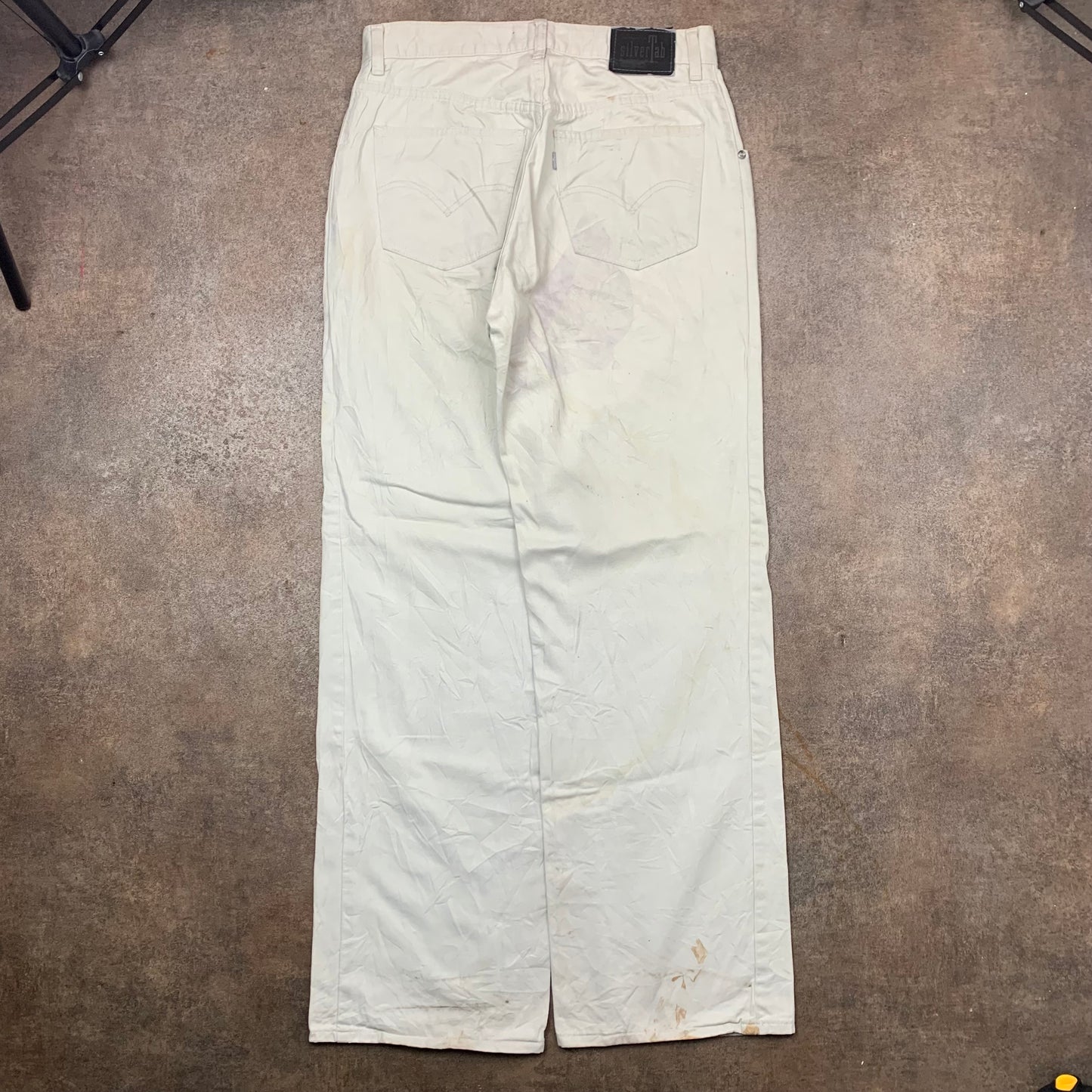 Levi's Silvertab 00s baggy cream jeans