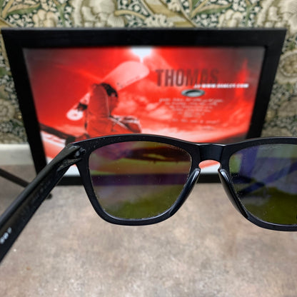 Oakley Frogskin black purple sunglasses