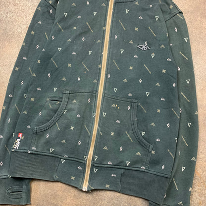 Quiksilver 00s full zip hoodie (S)