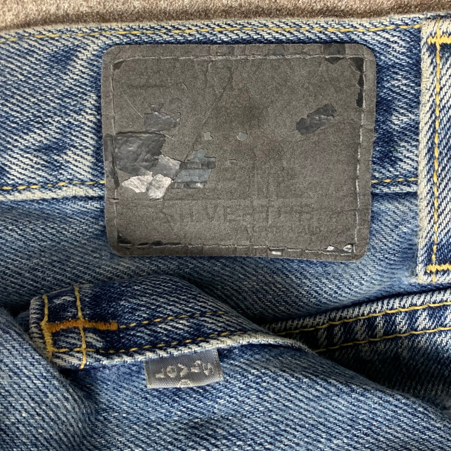 Levi's Silvertab 00s baggy blue jeans