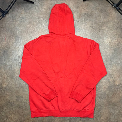 Oakley 00s red graphic zip hoodie