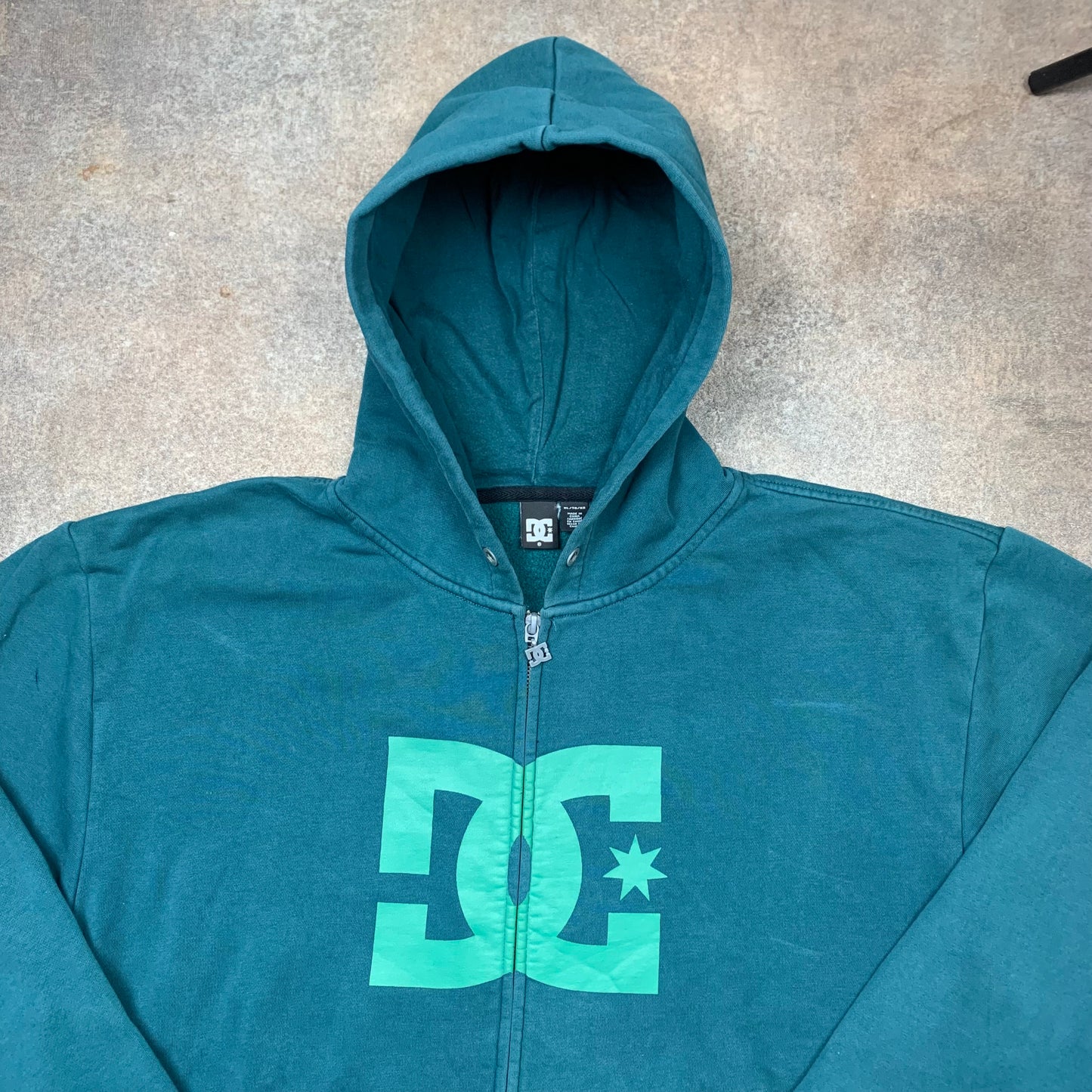 DC Shoes 00s graphic zip hoodie (XL)
