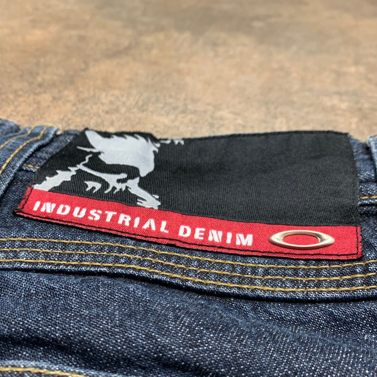 Oakley Software 00s navy baggy carpenter jeans