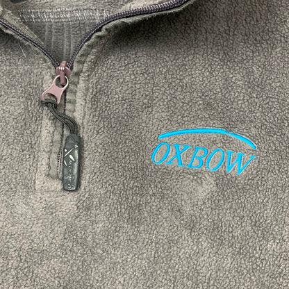 Oxbow 00s grey-brown quarter zip (M)