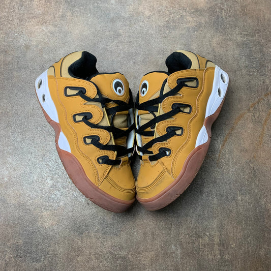 Osiris D3 vintage chunky orange trainers