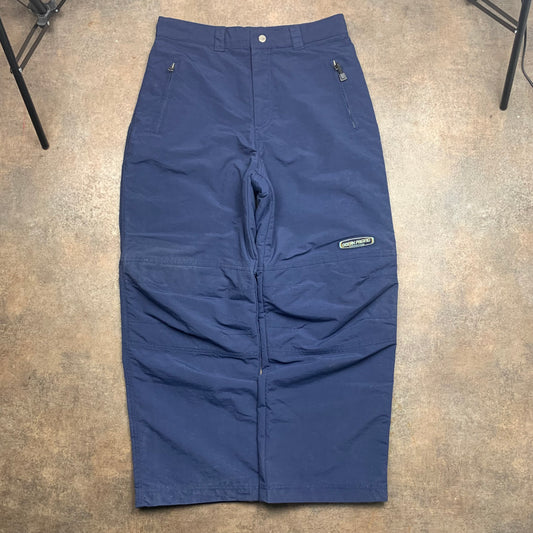 Ocean Pacific 90s navy baggy salopettes