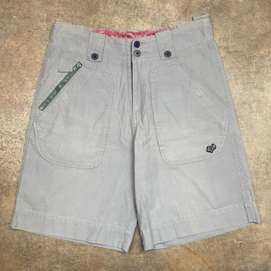 Fox Racing 00s baggy grey jorts