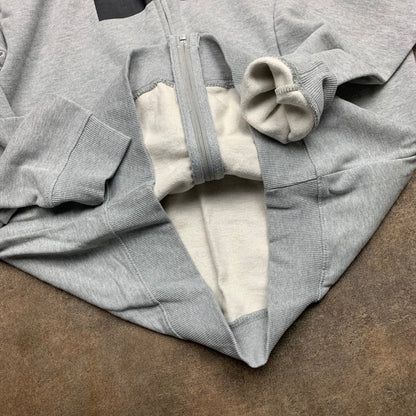 DC Shoes grunge graphic zip hoodie