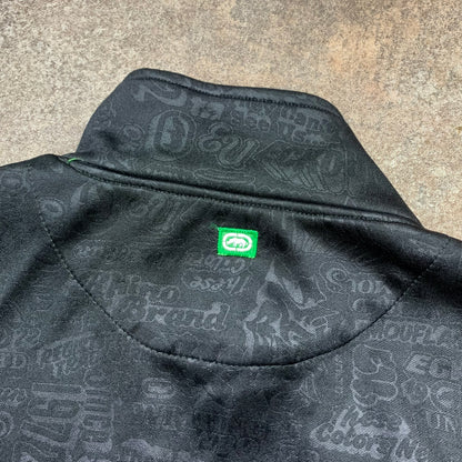 Ecko Unltd. 00s graphic broken zip jacket