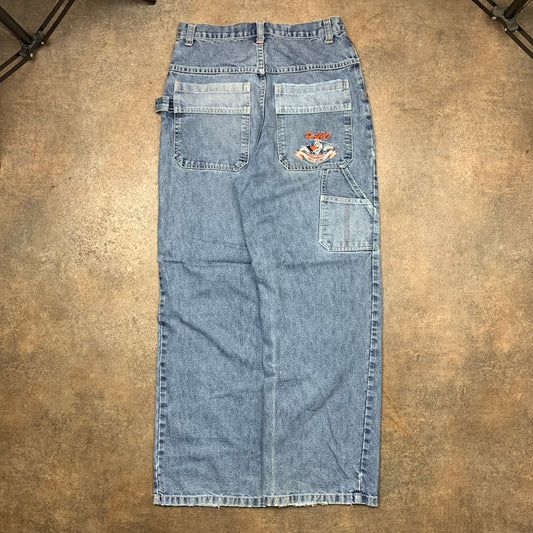 Paco 00s baggy graphic carpenter jeans