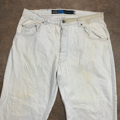 Levi's Silvertab 00s white baggy jeans