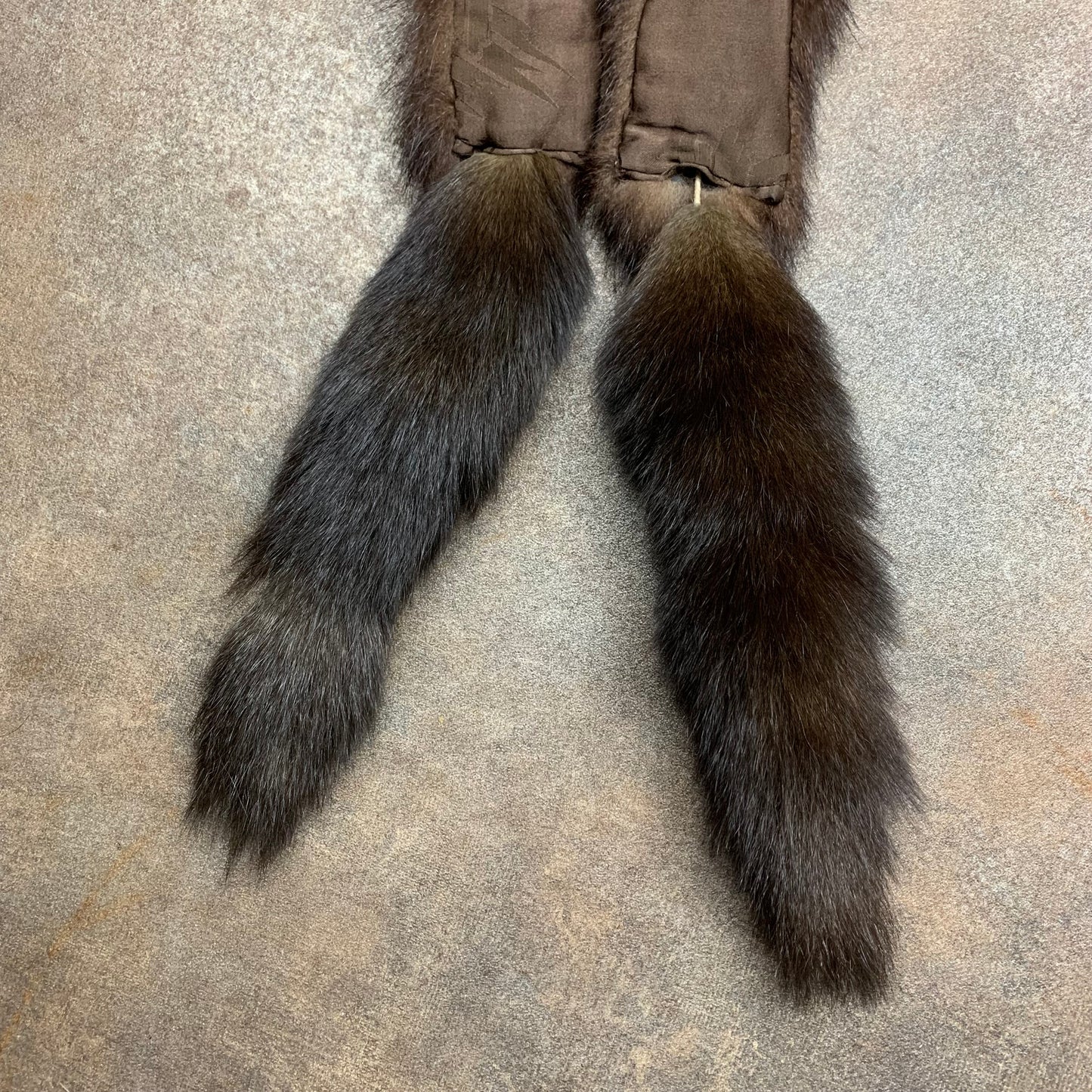 Taxidermy brown fox scarf