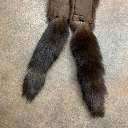 Taxidermy brown fox scarf