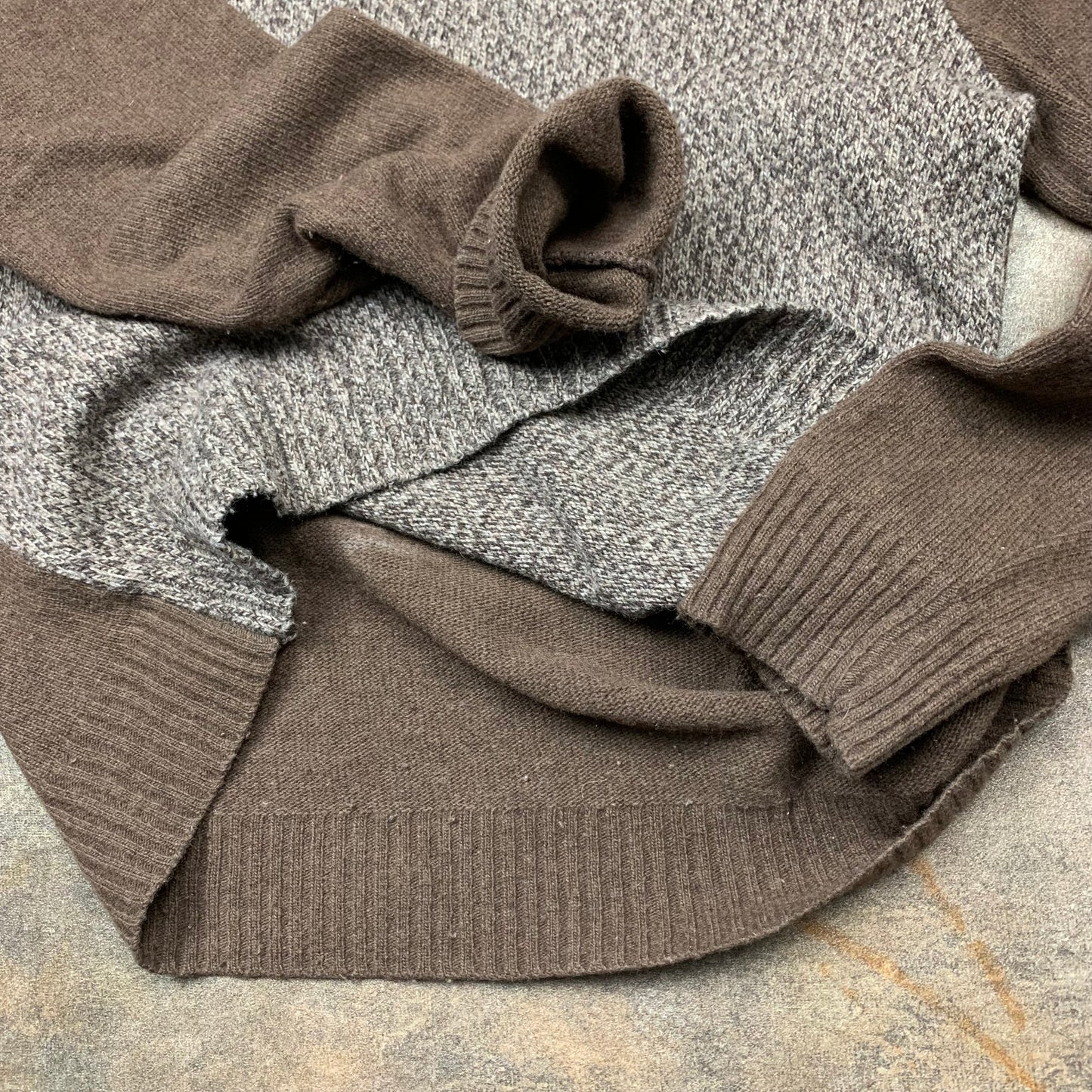Dolce & Gabbana 00s brown knit jumper