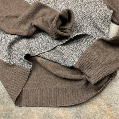 Dolce & Gabbana 00s brown knit jumper