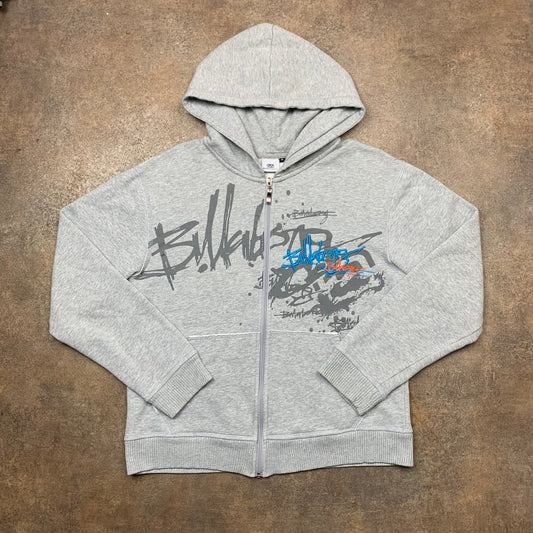 Billabong 00s graphic zip hoodie