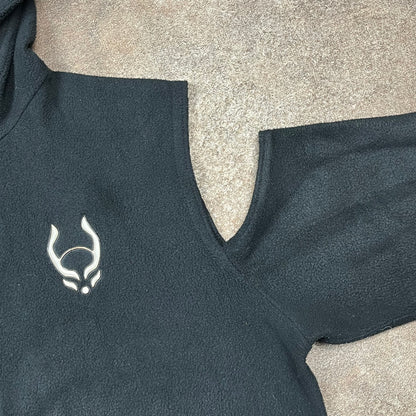 Cyberdog 00s cut out shoulder hoodie (M)