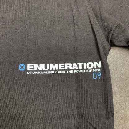 Drunknmunky 00s brown faded graphic tee