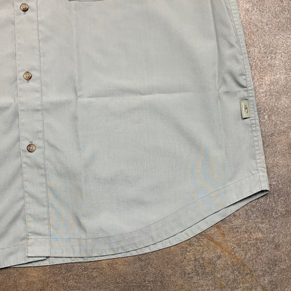 O'Neill 90s grey graphic button pocket shirt