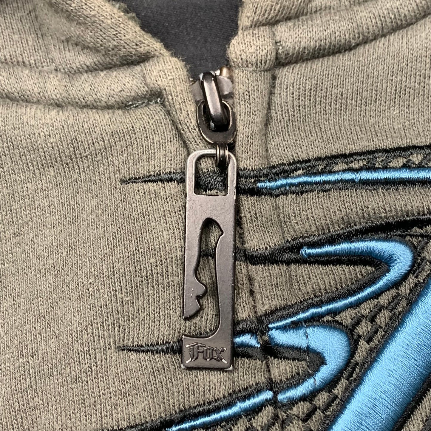 Fox Racing 00s grunge graphic hoodie (XXL)