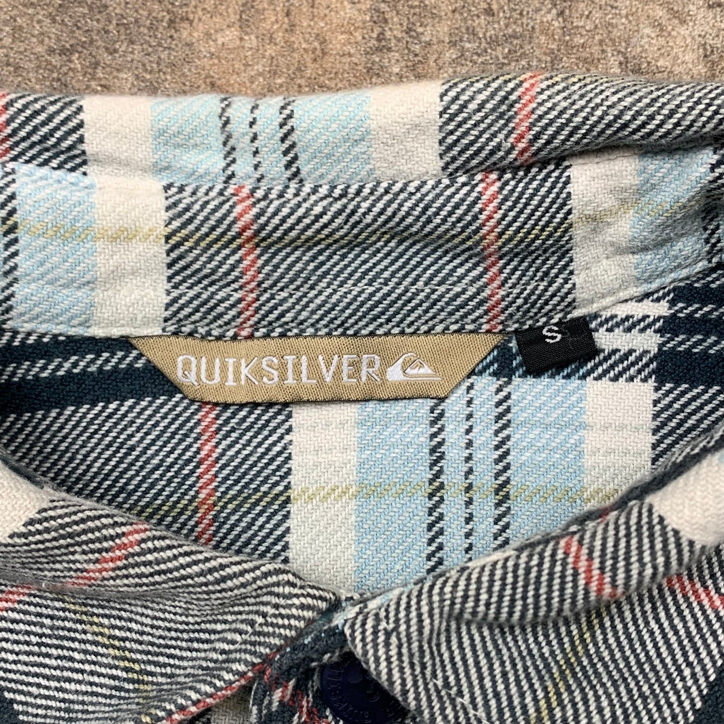 Quiksilver 90s plaid flannel shirt (S)