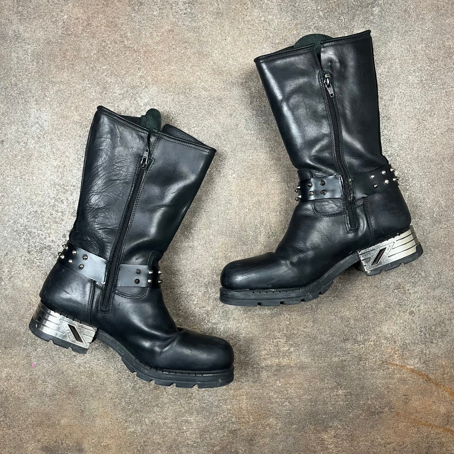 New Rock 00s block heel boots (7)