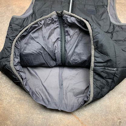 Armani Jeans 00s black puffer gilet