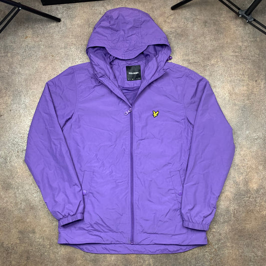 Lyle & Scott purple zip jacket
