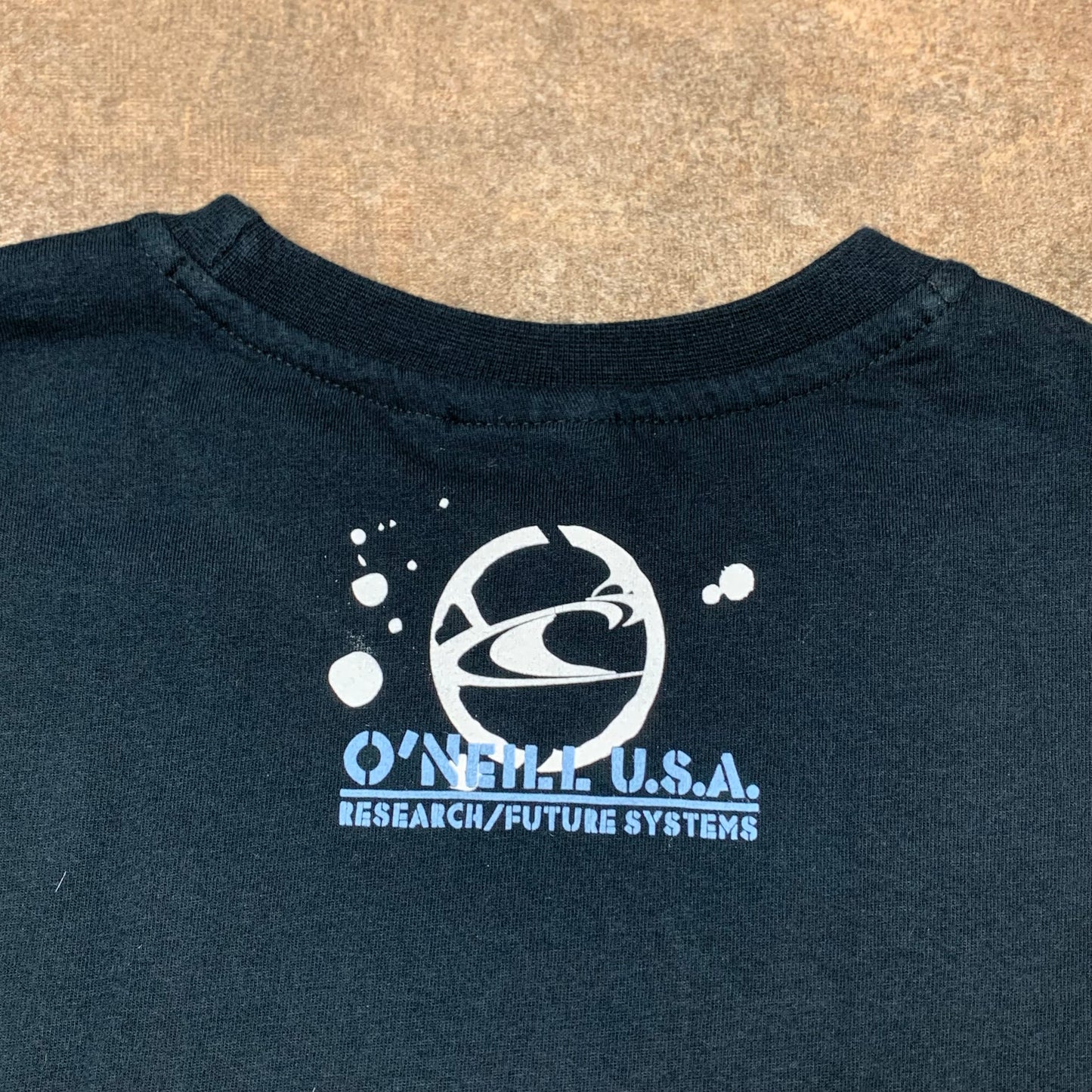 O'Neill 00s navy graphic long sleeve tee