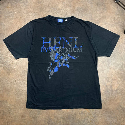 Henleys 00s black grunge graphic tee