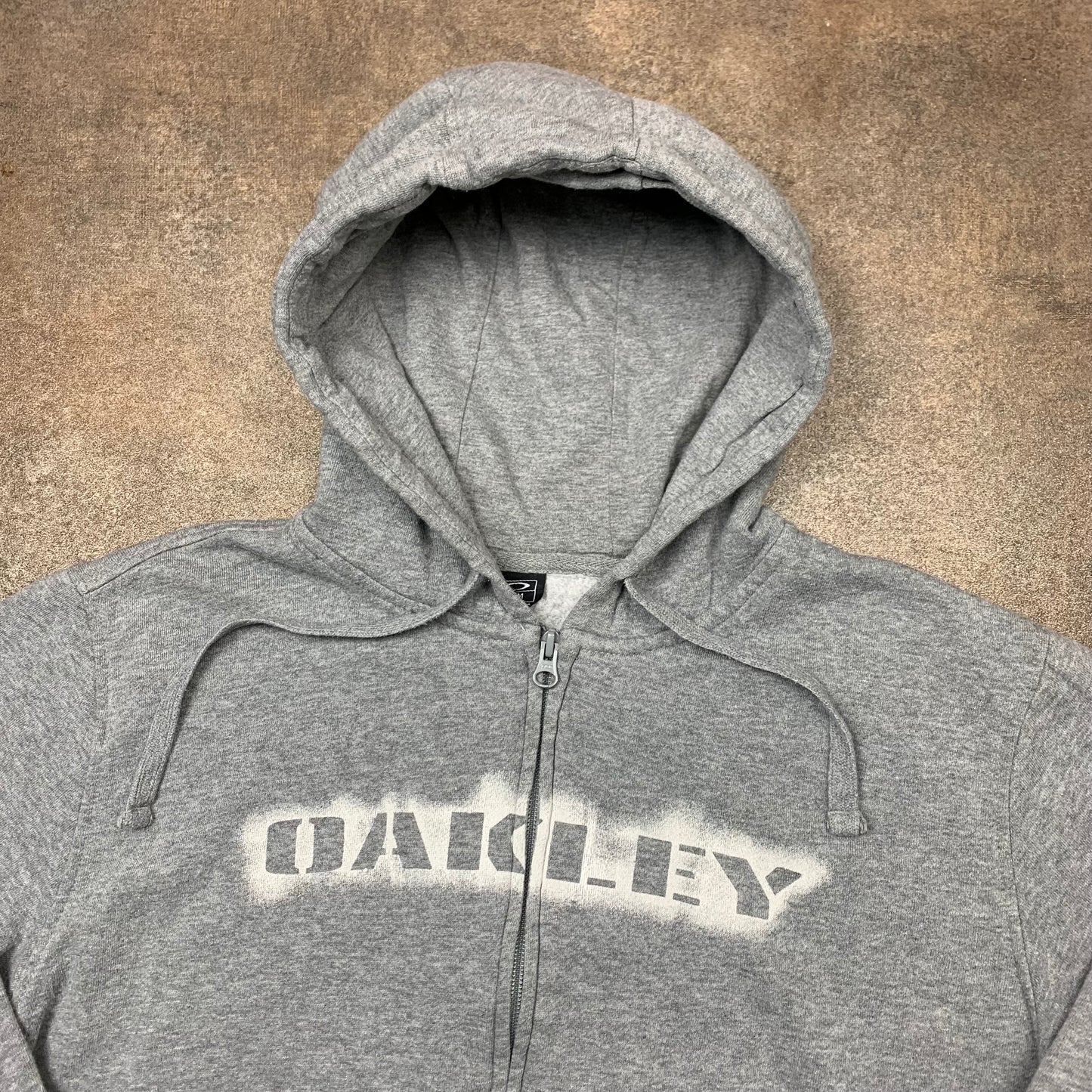 Oakley 00s graphic zip hoodie