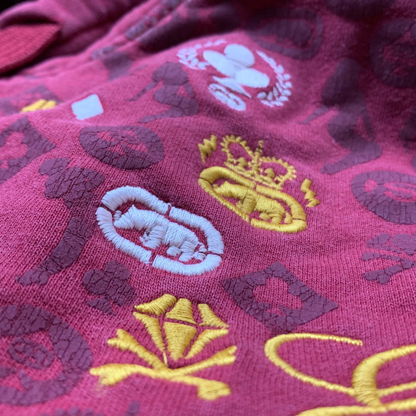 Ecko Unltd. 00s embroidered graphic hoodie (L)